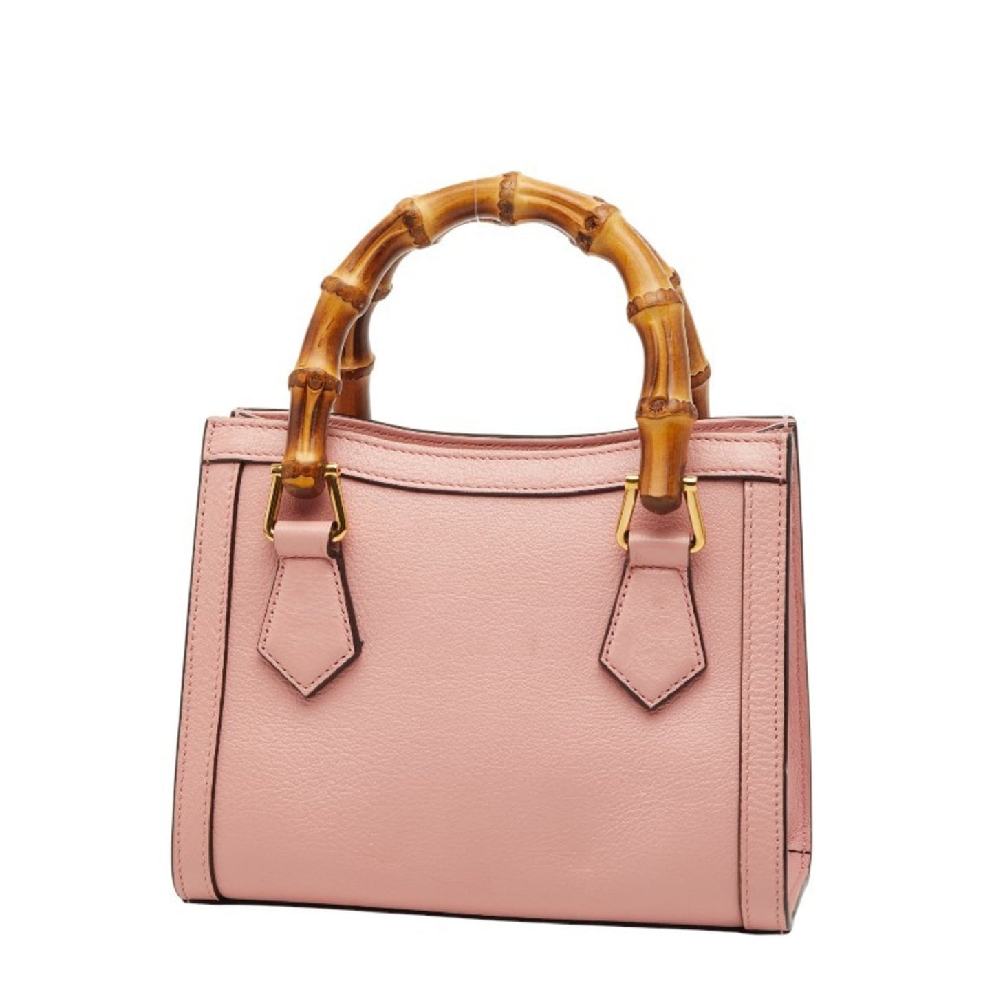 Gucci Pink Leather Handbag Shoulder Bag ( )