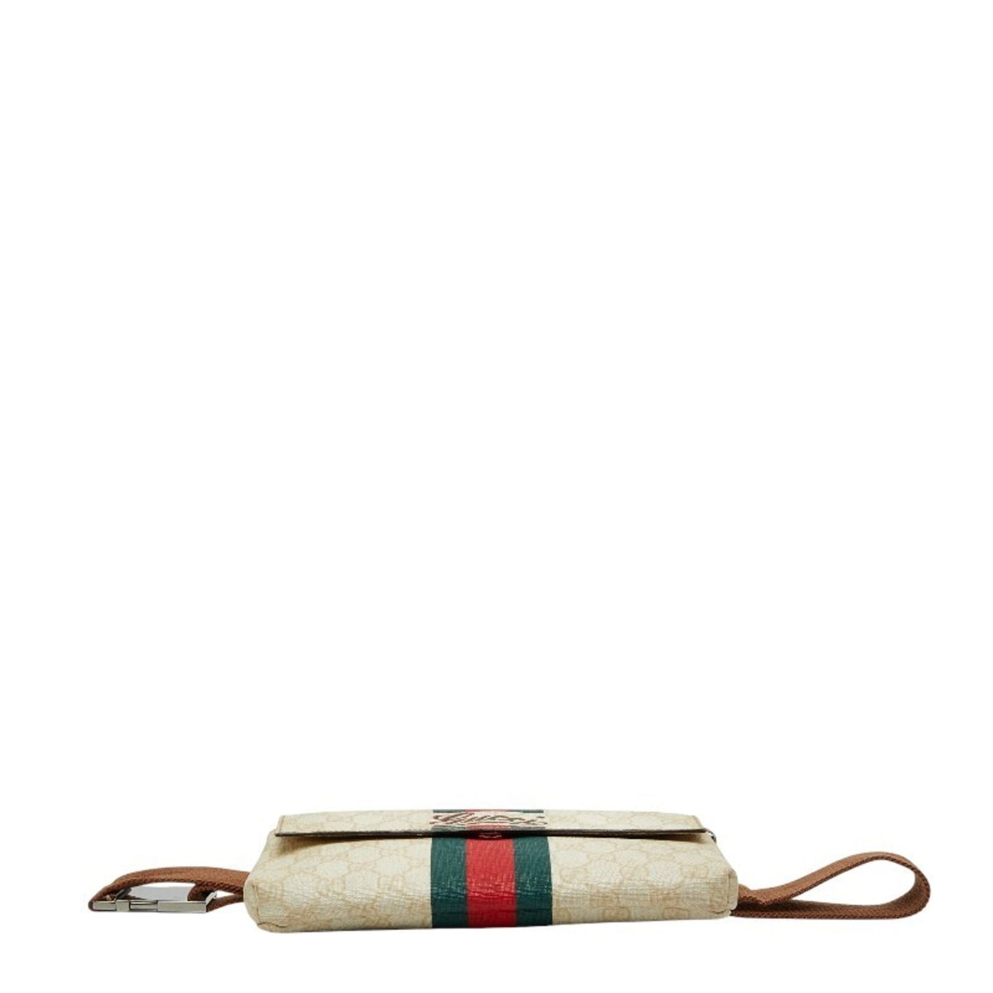 Gucci Multi-Color White Pvc Canvas Sling Bag ( )