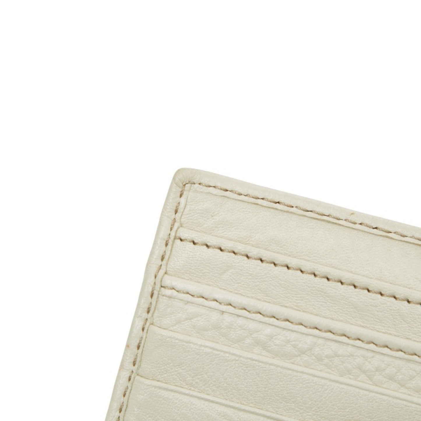 Gucci Beige Ivory Canvas Leather Wallet (Bi-Fold) ( )