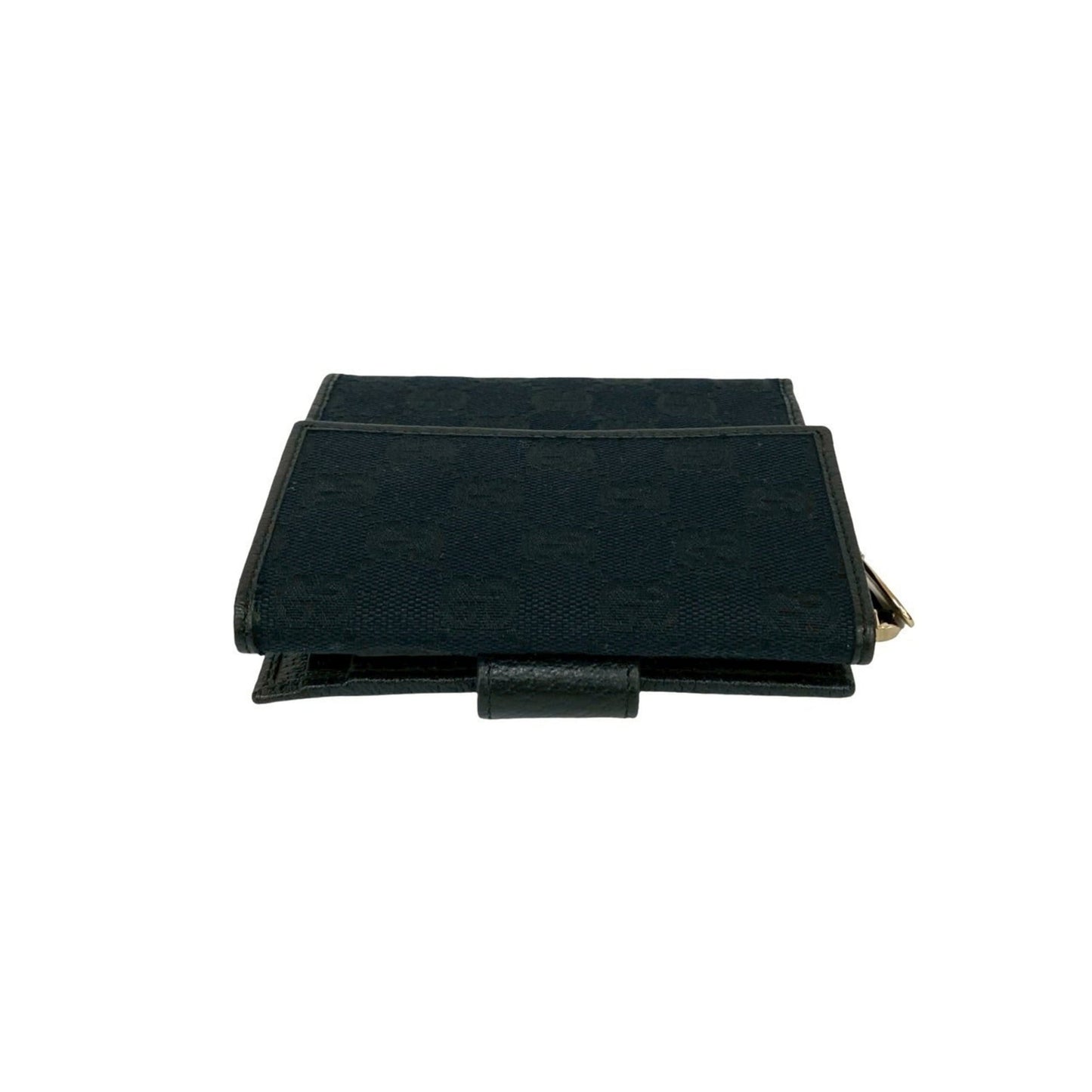 Gucci Black Canvas Leather Wallet (Bi-Fold) ( )