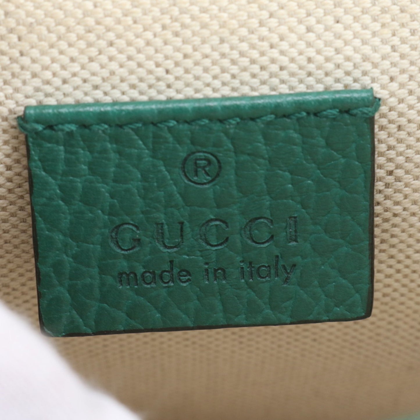 Gucci Green Leather Shoulder Bag ( )