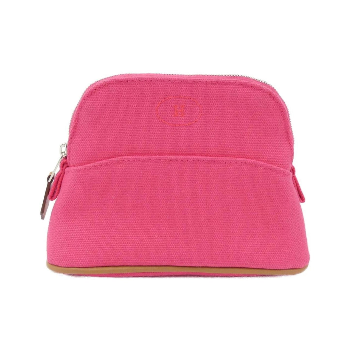 Hermes Pink Canvas Pouch ( )