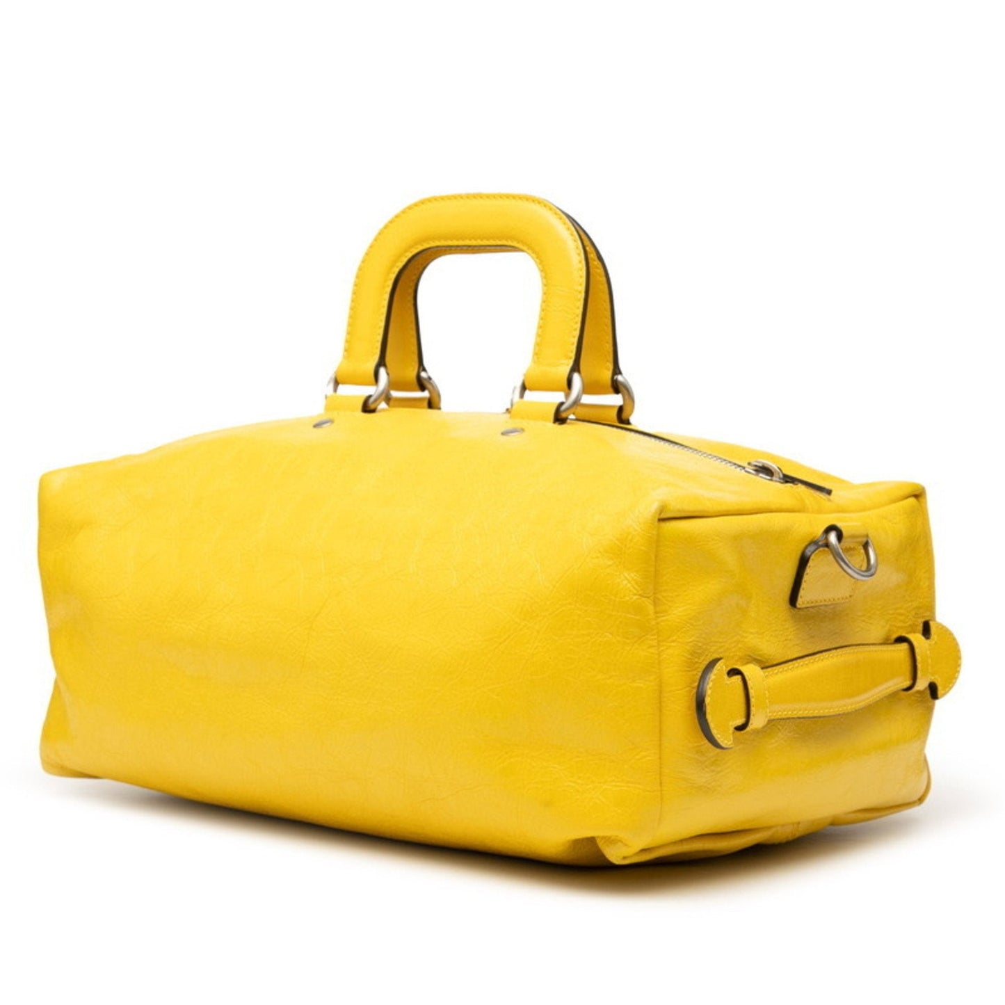 Gucci Yellow Leather Boston Bag Shoulder Bag ( )