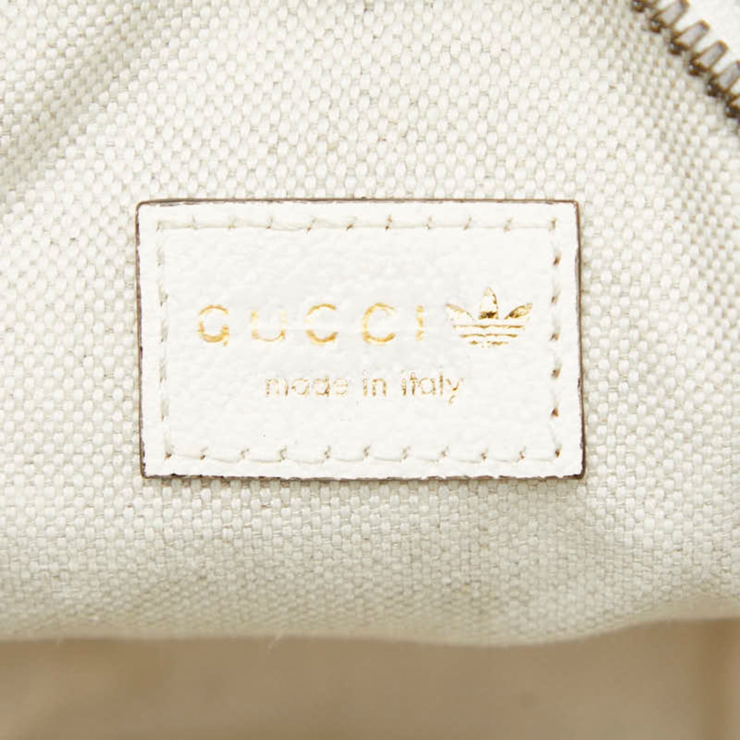 Gucci Black White Leather Shoulder Bag ( )