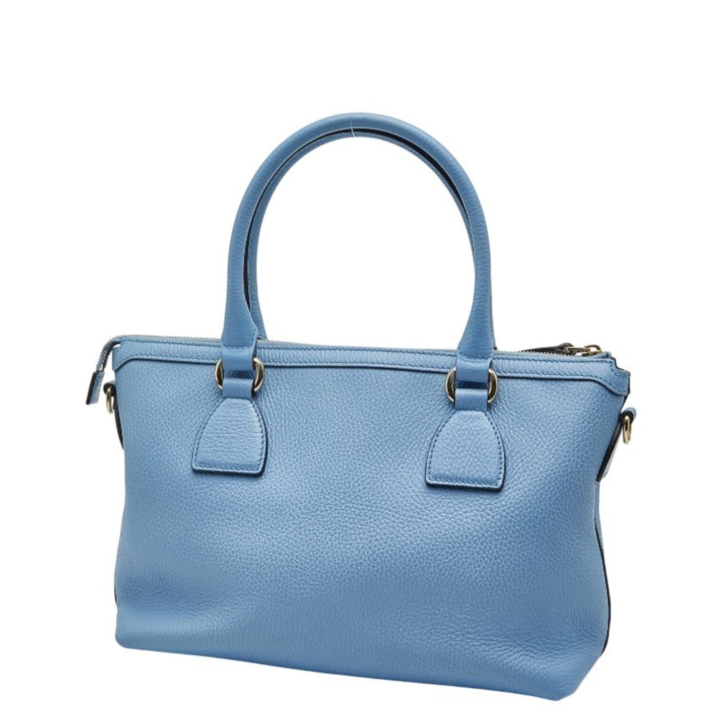Gucci Light Blue Leather Handbag Shoulder Bag ( )