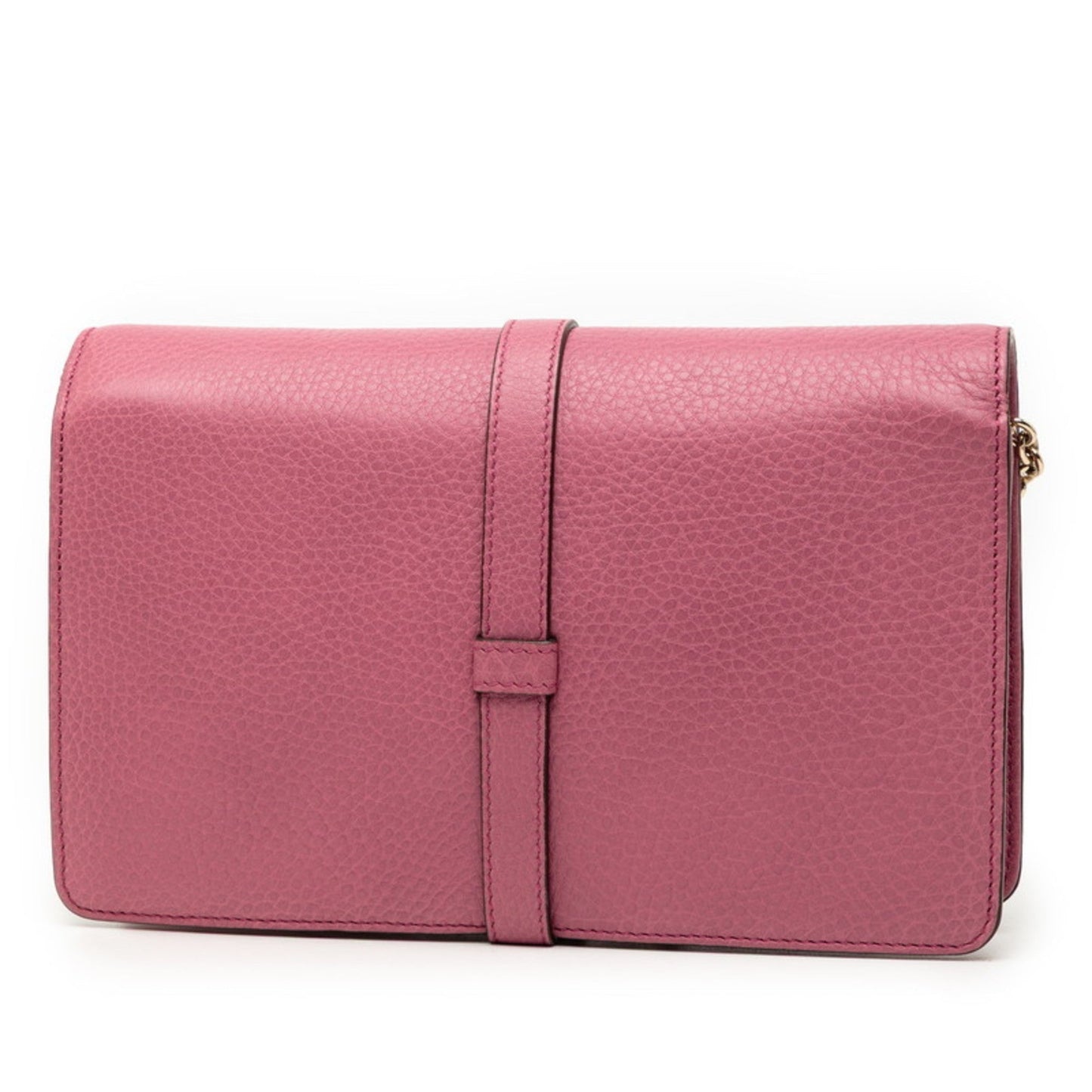 Gucci Pink Leather Shoulder Bag ( )