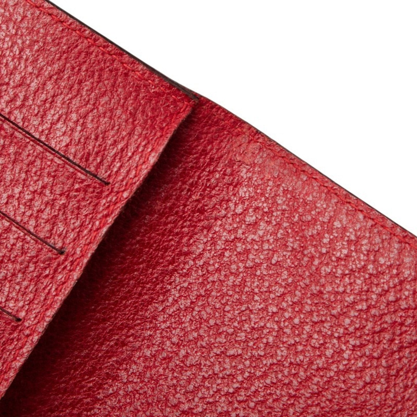 Gucci Red Color Leather Chain/Shoulder Wallet ( )