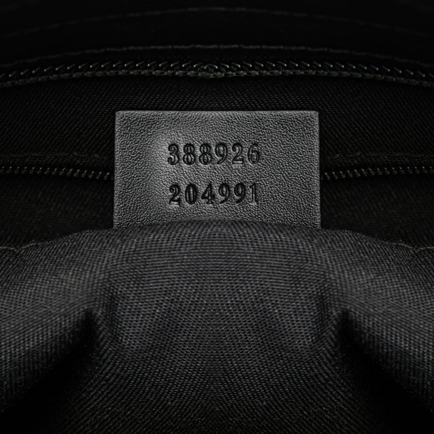Gucci Beige Black Canvas Leather Shoulder Bag ( )