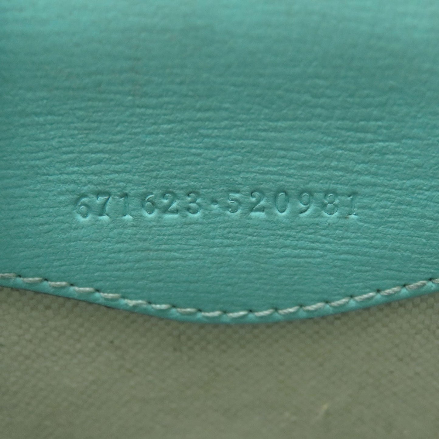 Gucci Brown Light Blue Pvc Handbag ( )