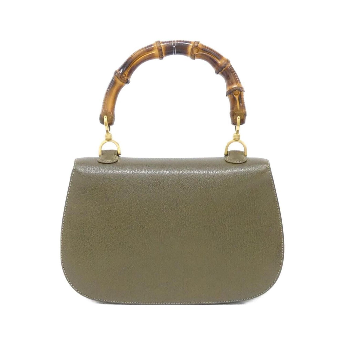 Gucci Khaki Leather Handbag ( )