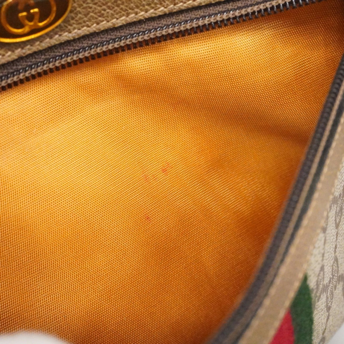 Gucci Brown Canvas Shoulder Bag ( )
