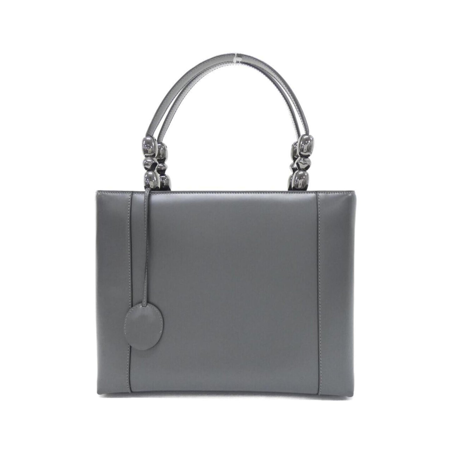 Christian Dior Gray Leather Handbag ()