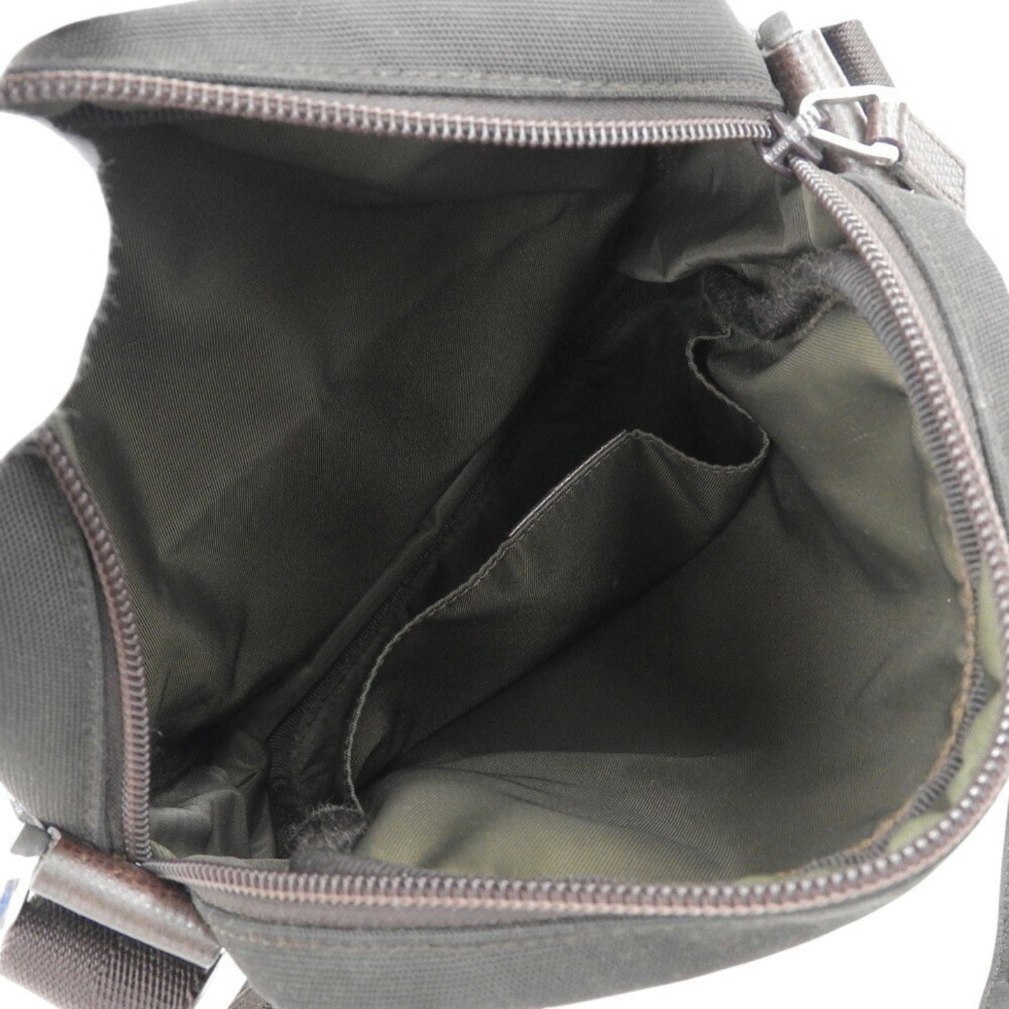 Gucci Brown Dark Brown Nylon Shoulder Bag ( )