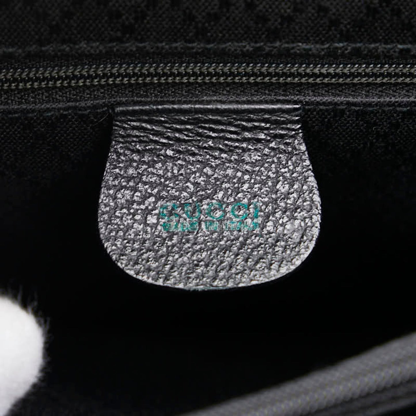 Gucci Bamboo Black Suede Leather Shoulder Bag Tote Bag ( )