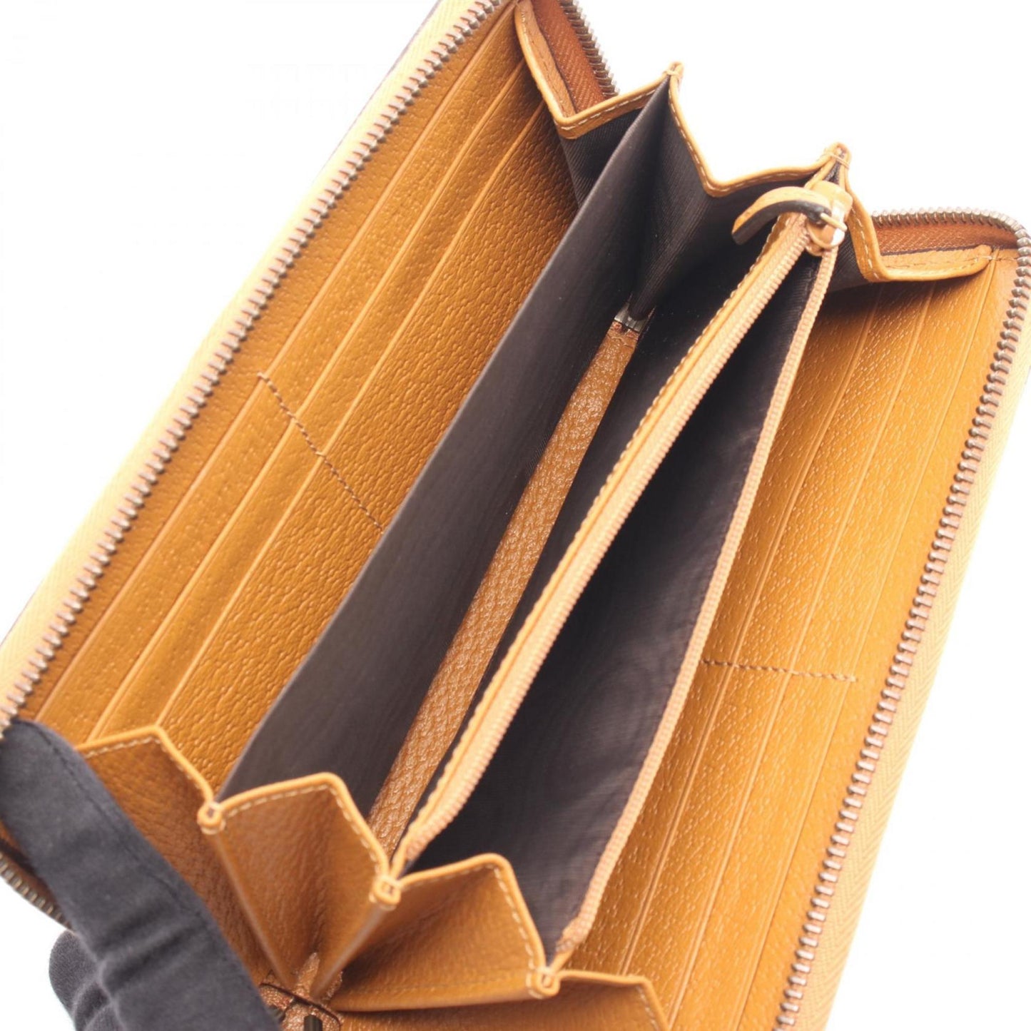 Gucci Beige Brown Multi-Color Gg Supreme Leather Long Wallet (Bi-Fold) ( )