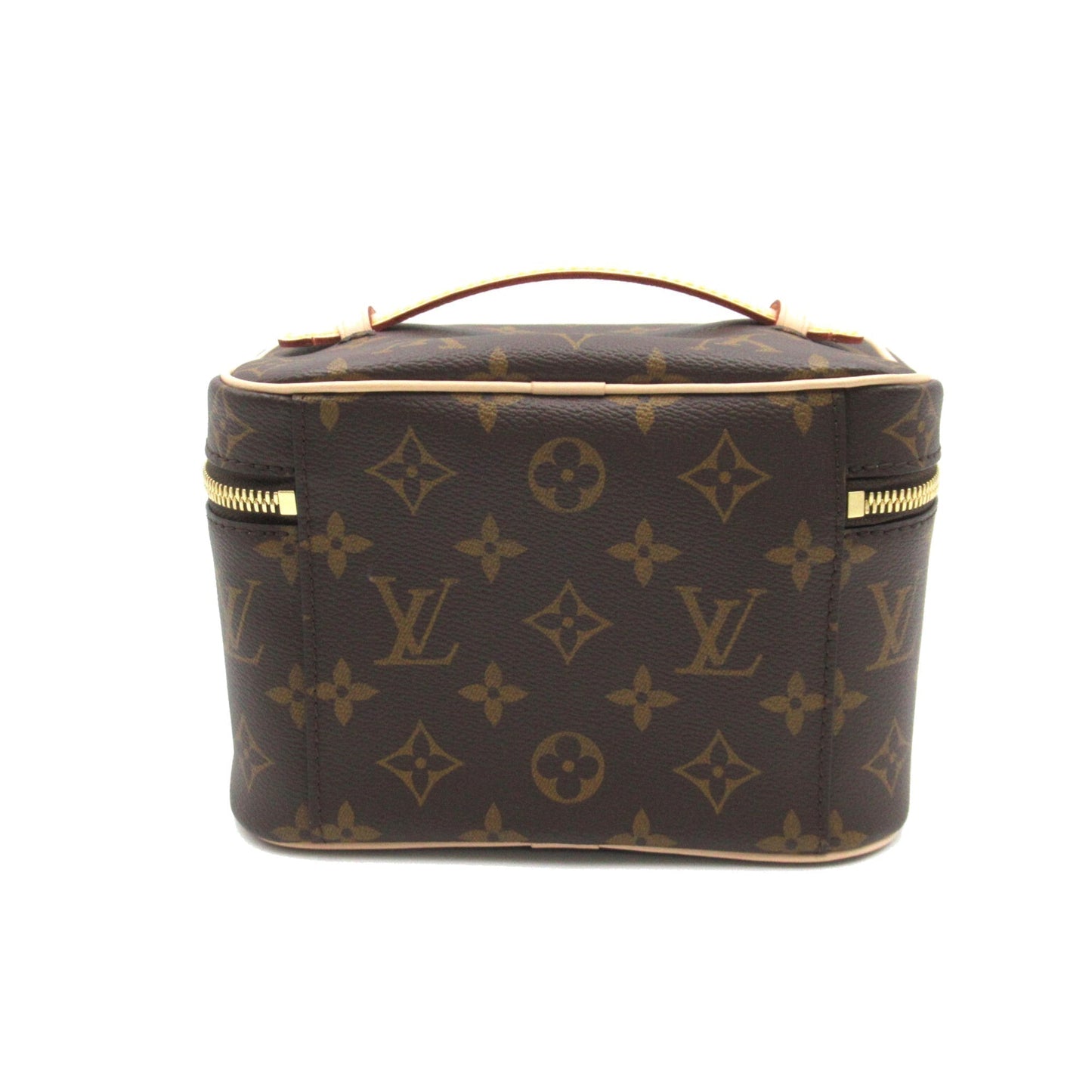 LOUIS VUITTON Nice Mini Vanity Bag Brown Monogram PVC coated canvas