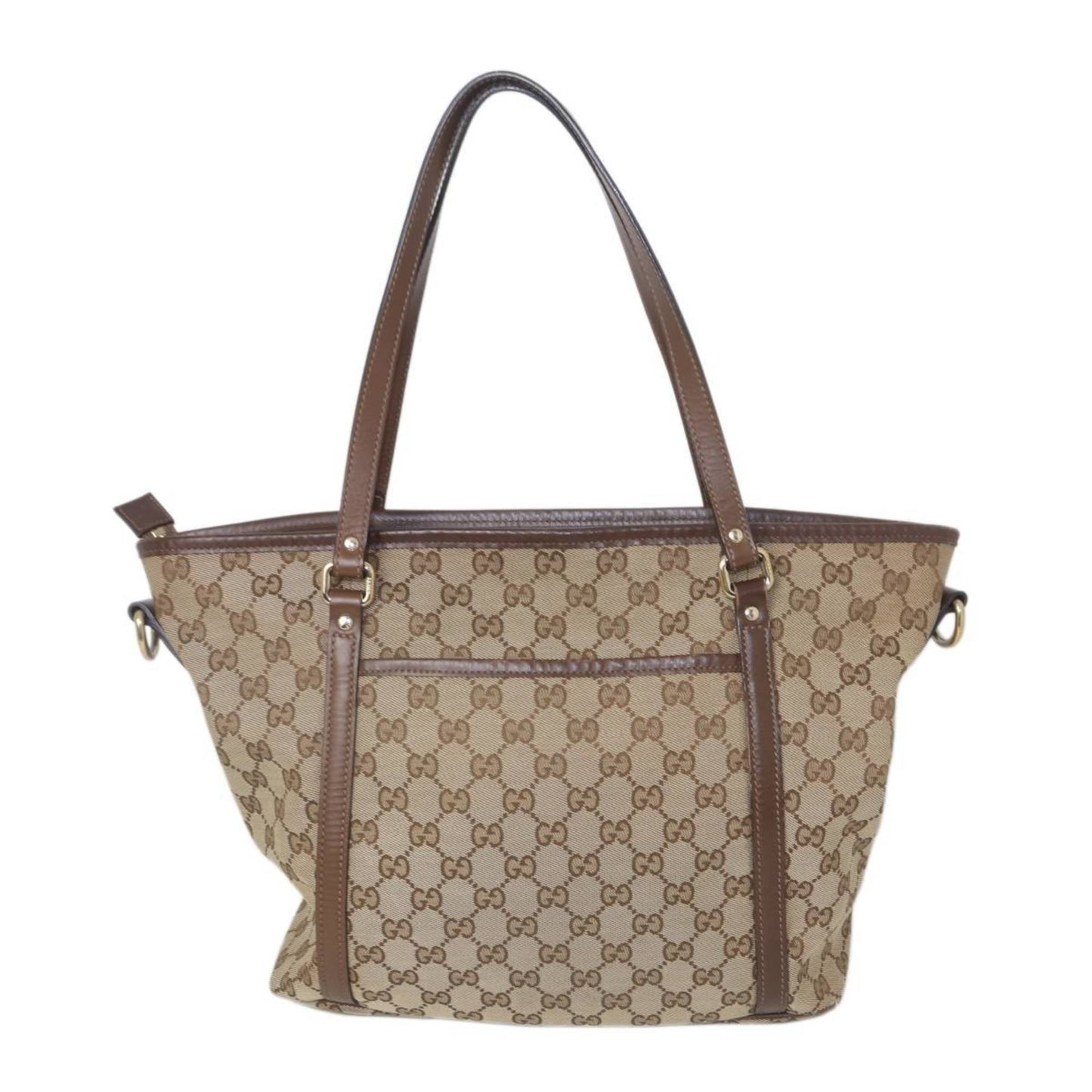 Gucci Beige Leather Tote Bag ( )
