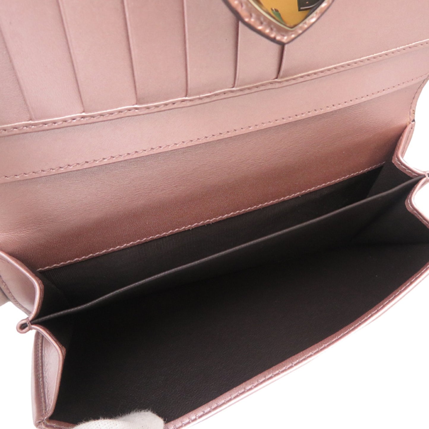 Gucci Microguccissima Pink Leather Long Wallet (Bi-Fold) ( )