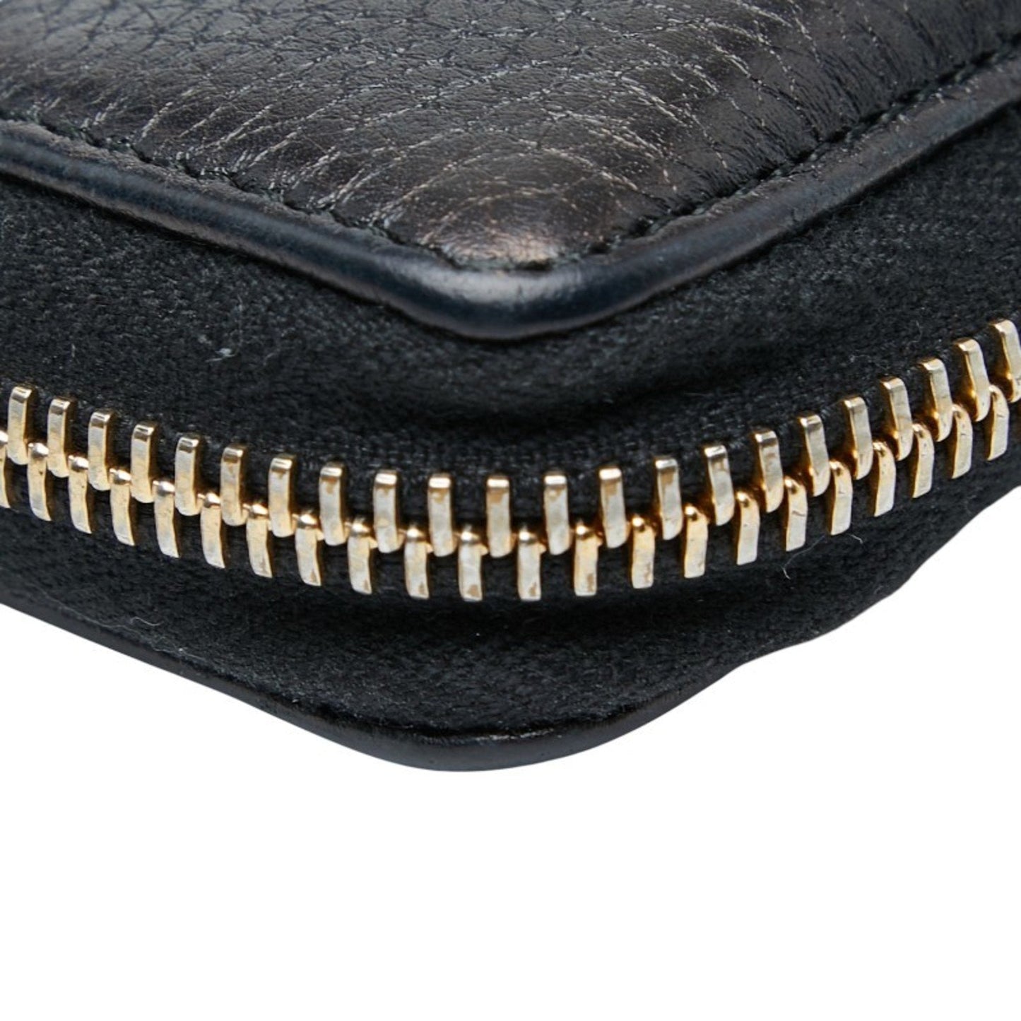 Gucci Navy Leather Long Wallet (Bi-Fold) ( )
