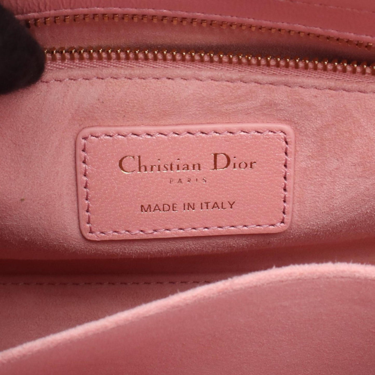 Christian Dior Pink Leather Handbag ()