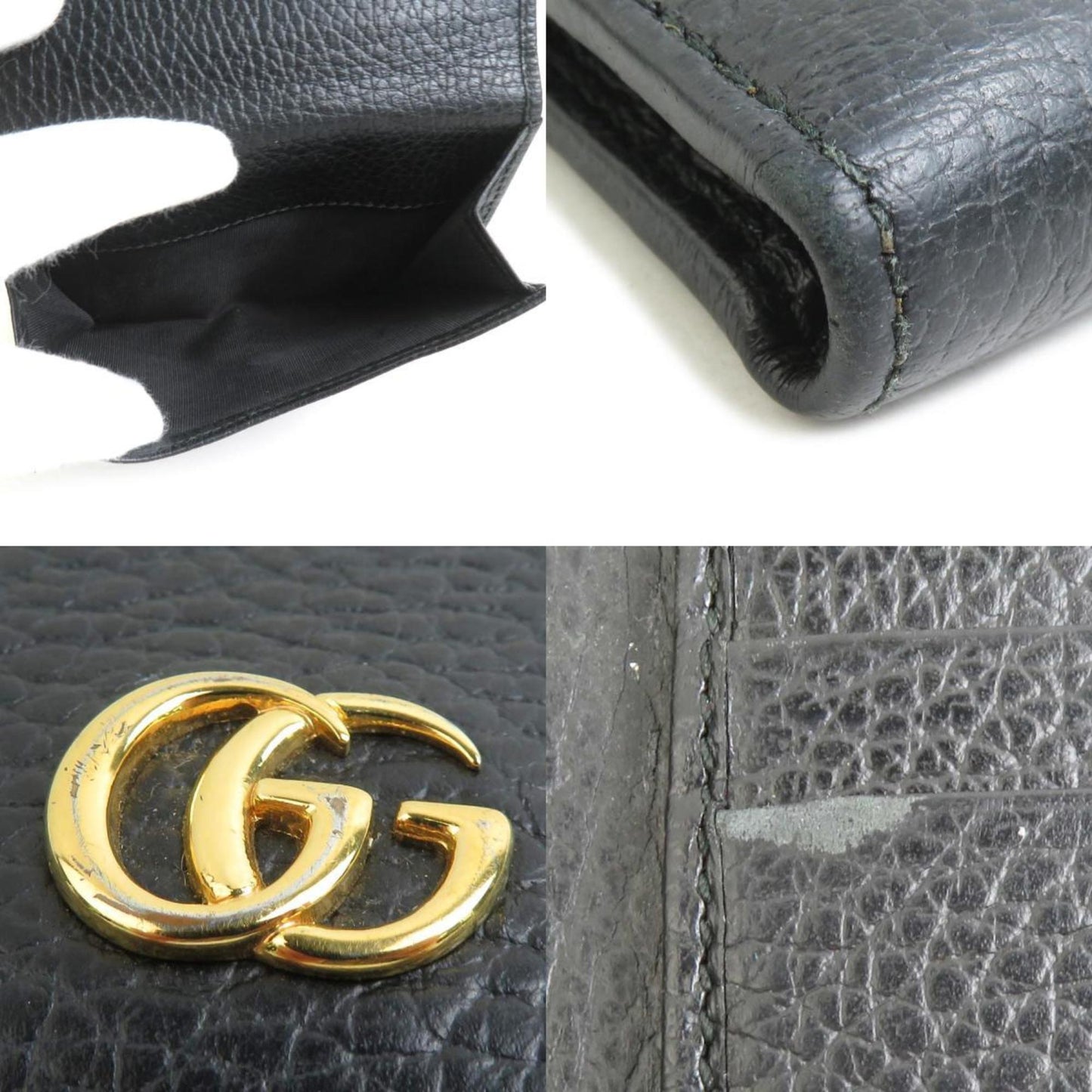 Gucci Black Leather Wallet (Bi-Fold) ( )