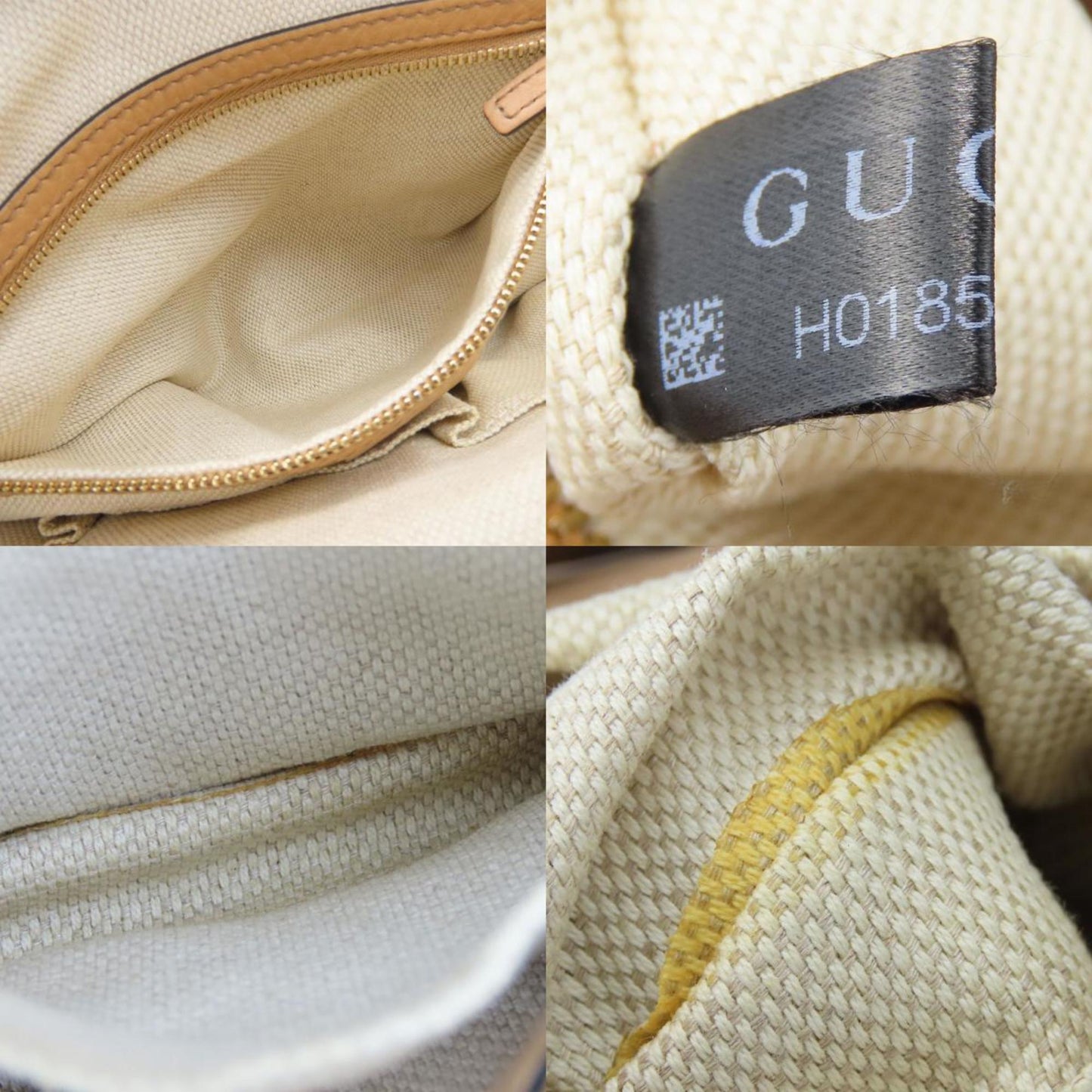Gucci Beige Leather Handbag Shoulder Bag ( )