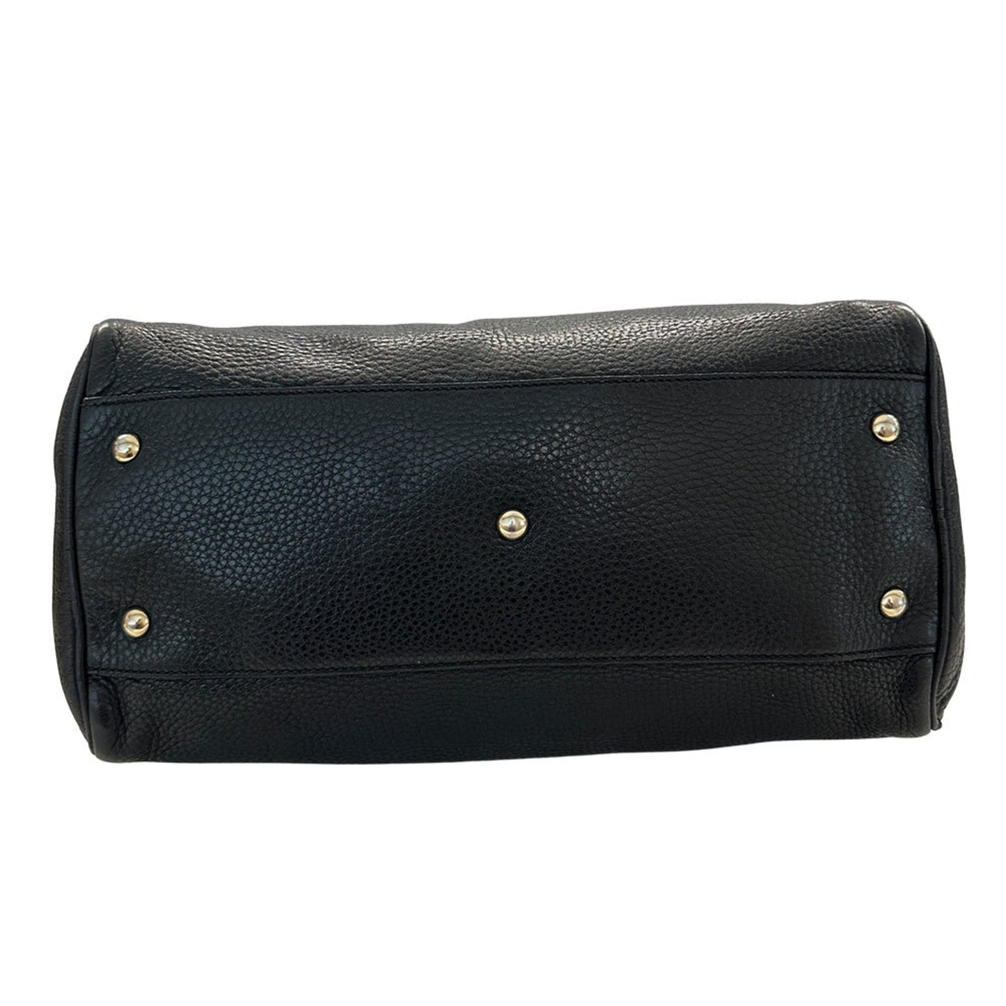 Gucci Black Leather Handbag Shoulder Bag ( )