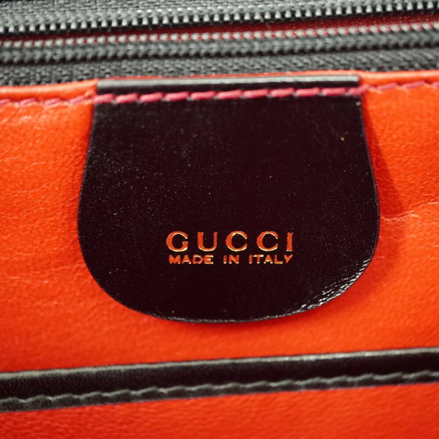 Gucci Black Leather Handbag ( )