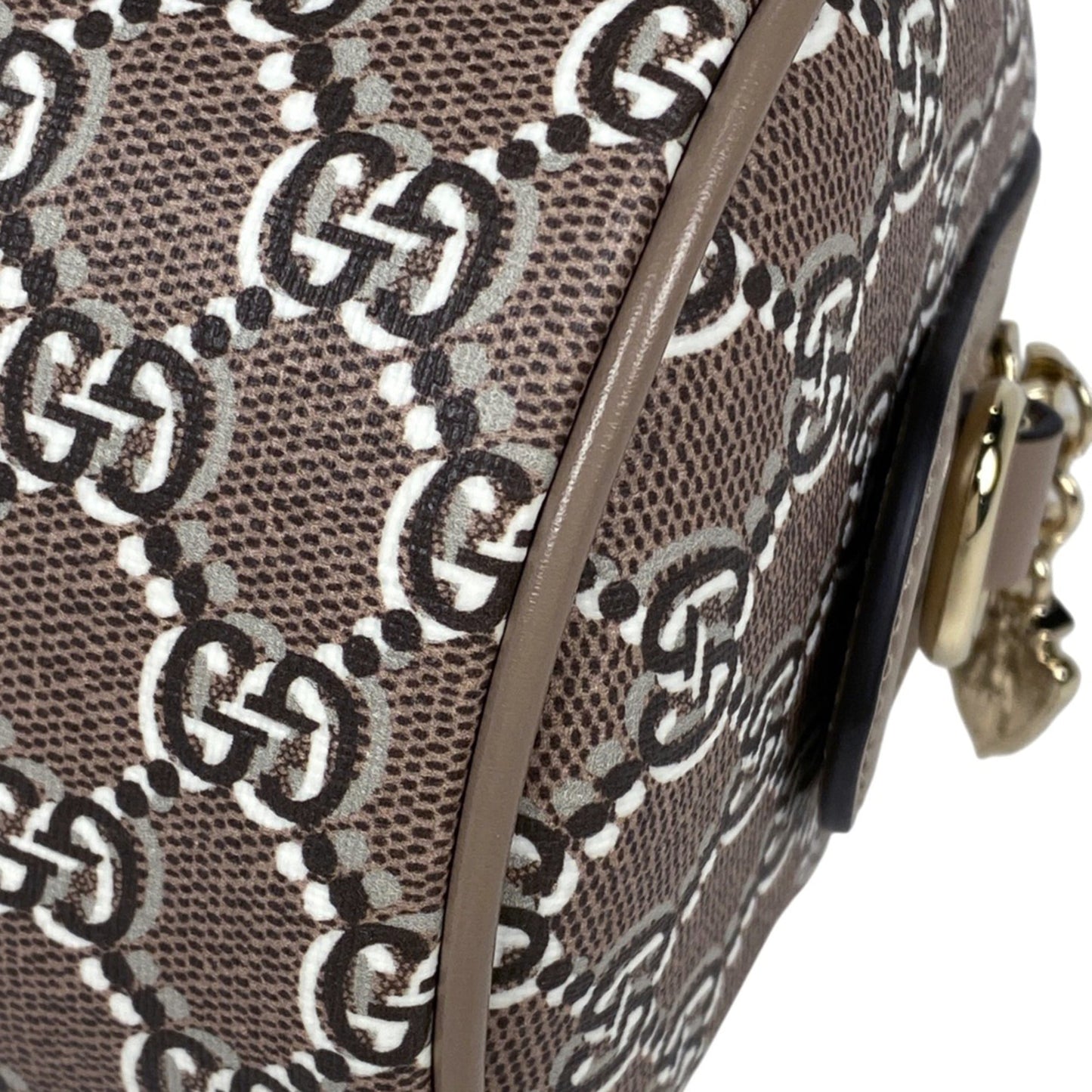 Gucci Beige Leather Handbag Shoulder Bag ( )