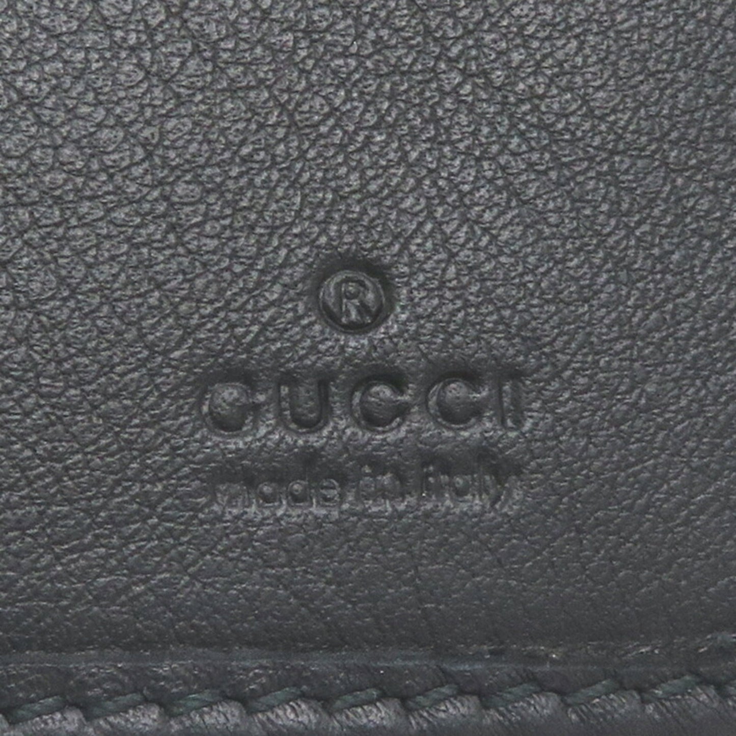Gucci Black Leather Long Wallet (Bi-Fold) ( )