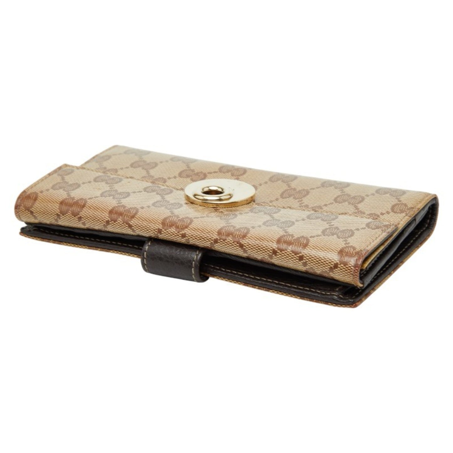 Gucci Beige Pvc Leather Coin Purse/Coin Case ( )