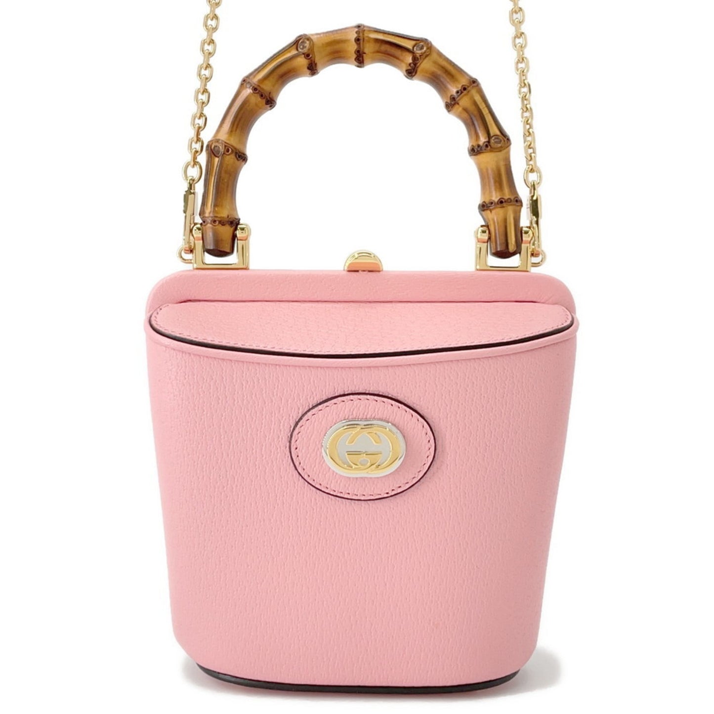 Gucci Pink Leather Handbag ( )