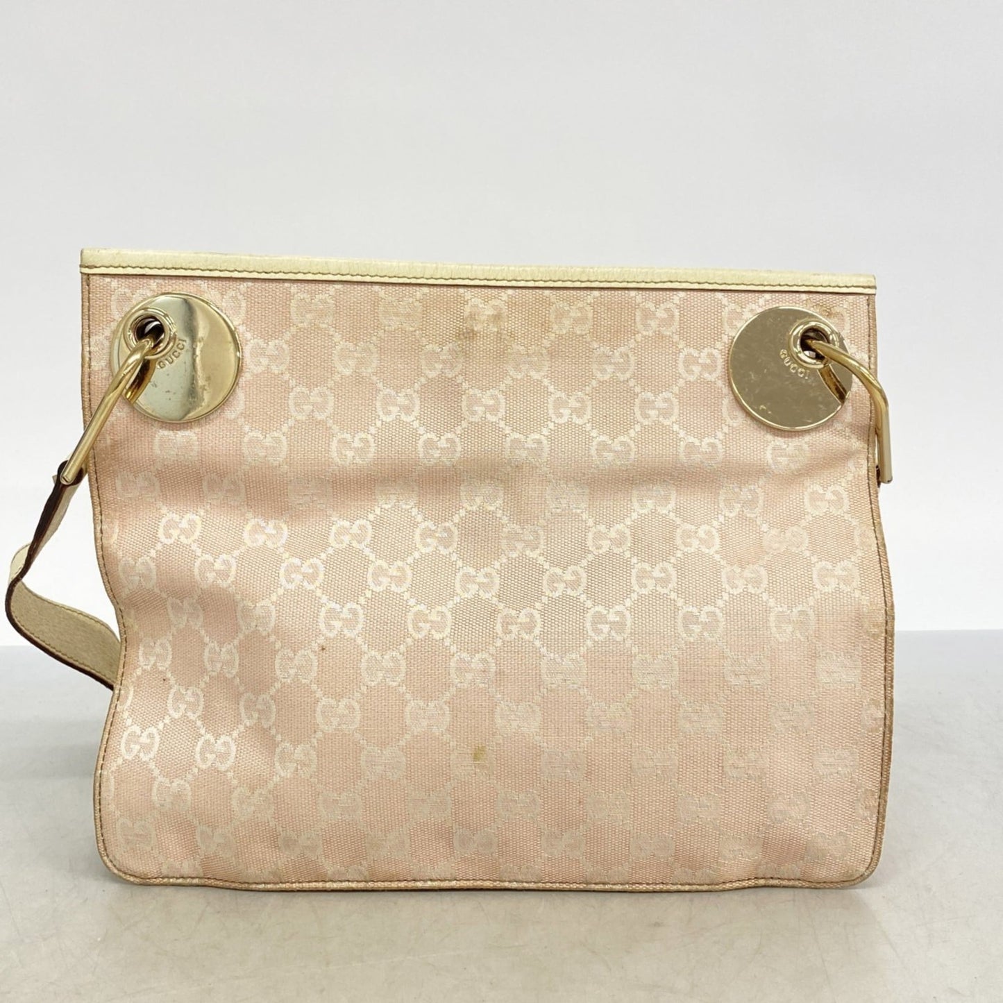 Gucci Pink Canvas Shoulder Bag ( )