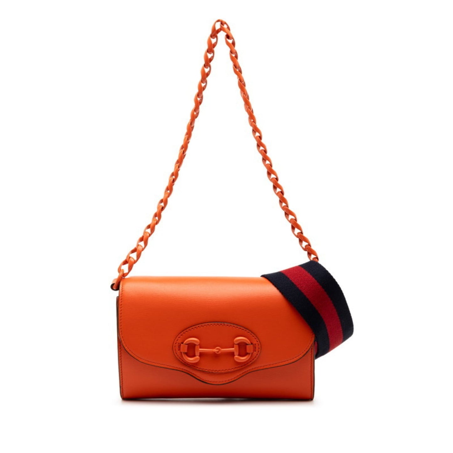 Gucci Orange Leather Shoulder Bag ( )