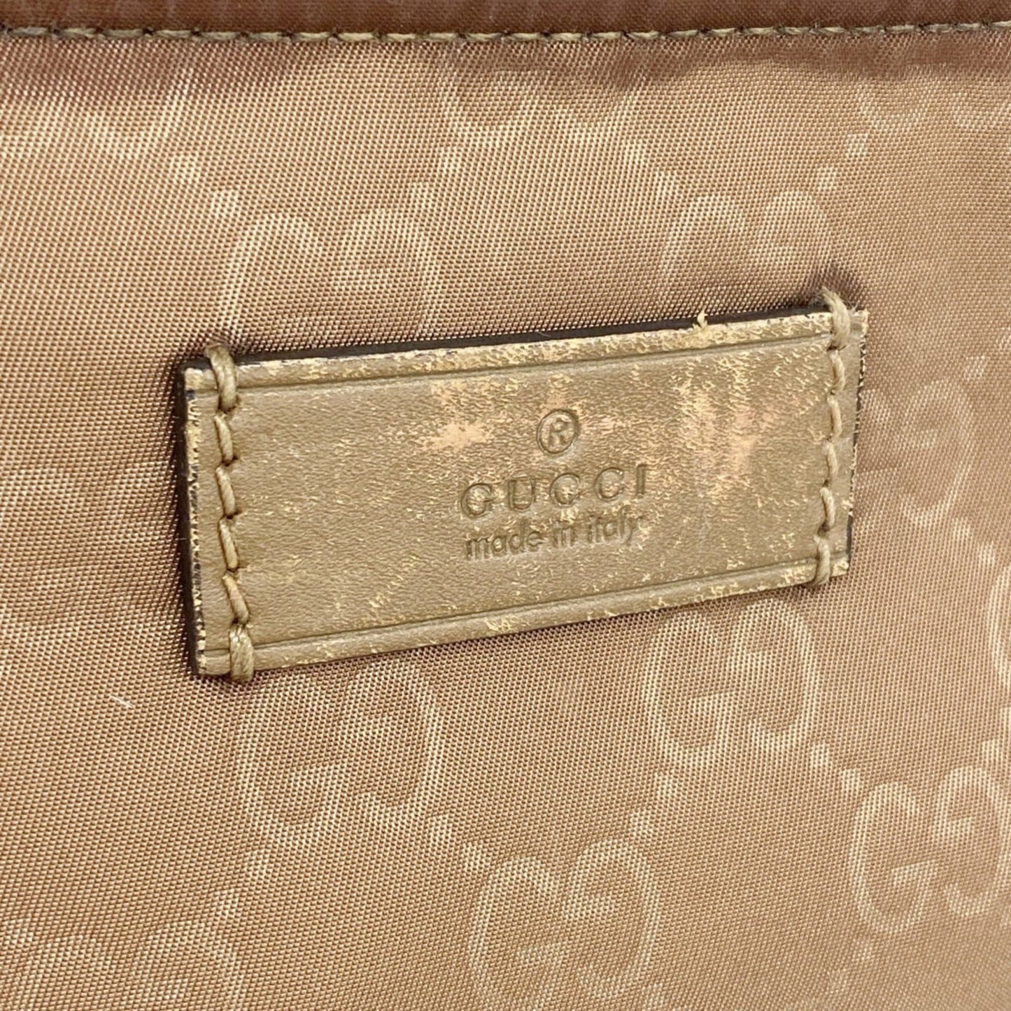 Gucci Brown Nylon Shoulder Bag ( )