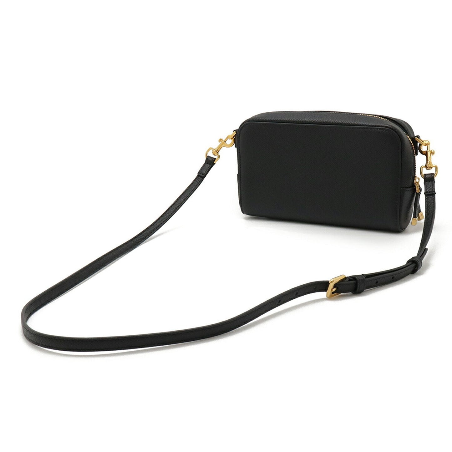 Christian Dior Black Leather Shoulder Bag ()