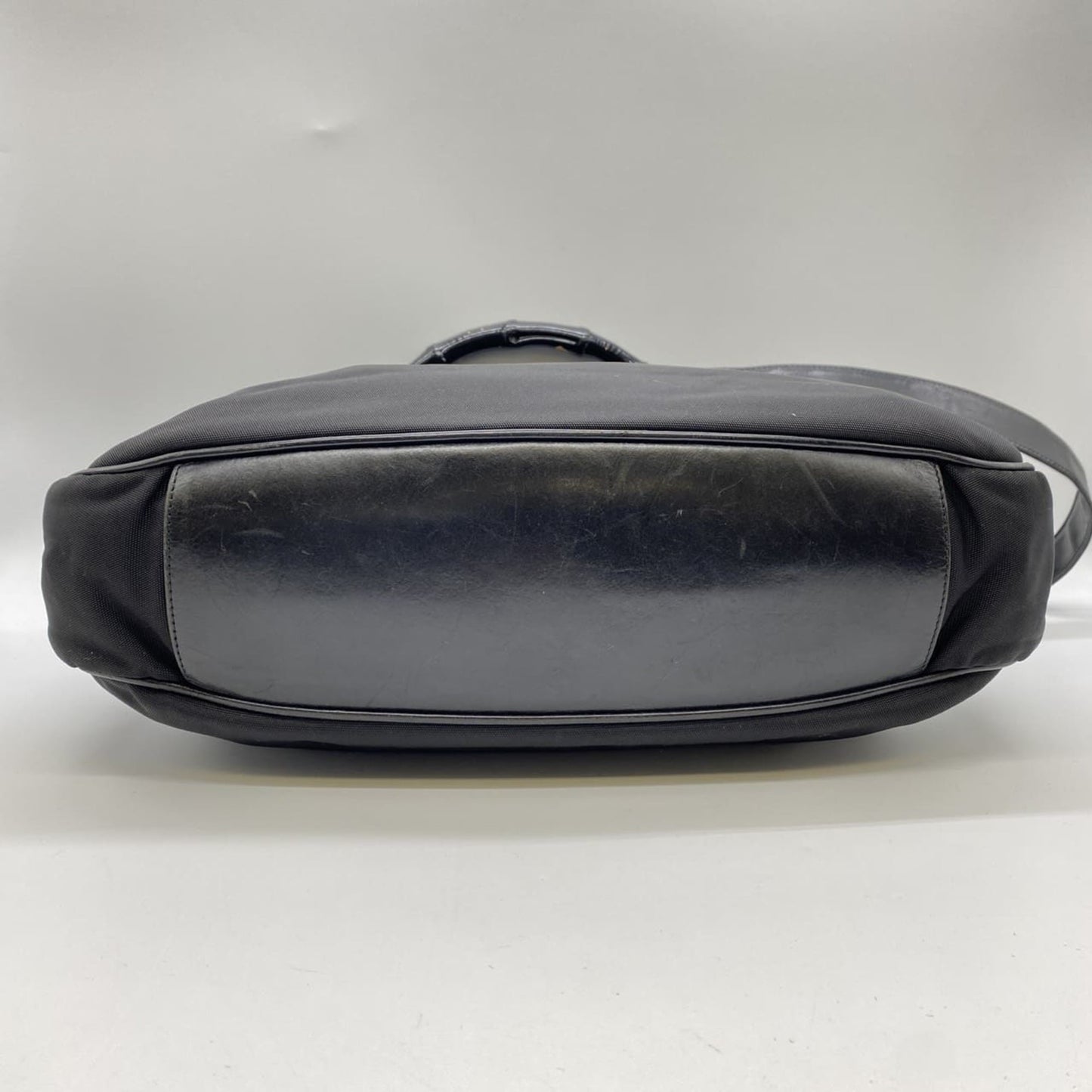 Gucci Bamboo Black Nylon Handbag Shoulder Bag ( )