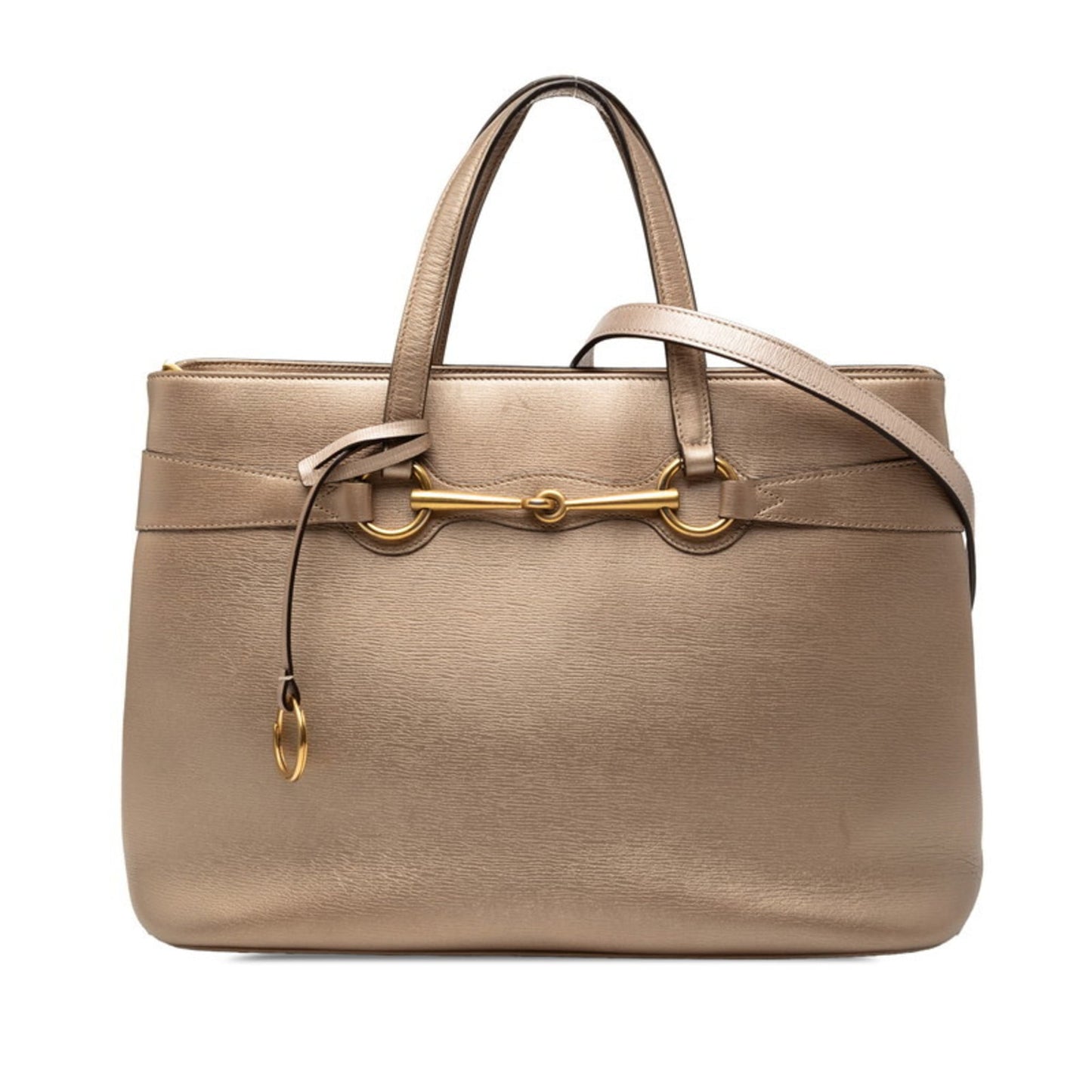 Gucci Pink Pink Beige Leather Shoulder Bag Tote Bag ( )