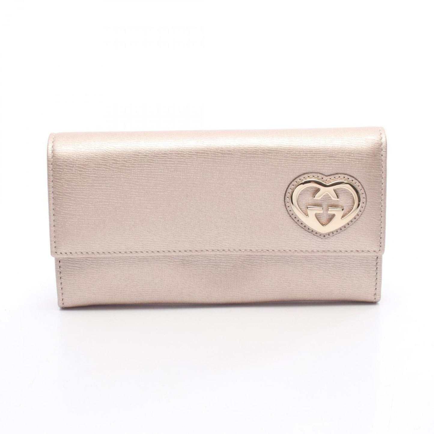 Gucci Pink Leather Long Wallet (Bi-Fold) ( )