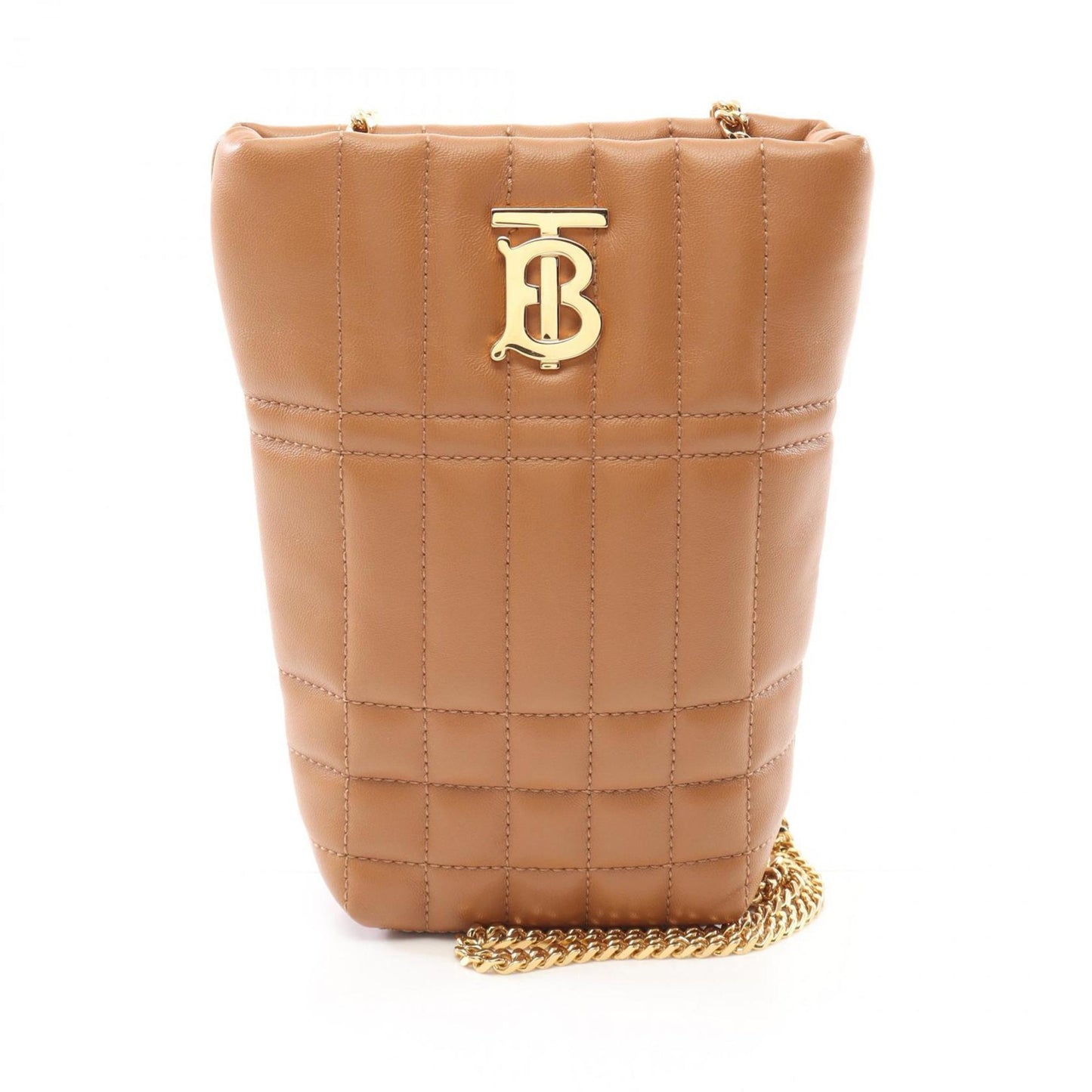 Burberry Brown Leather Shoulder Bag ( )