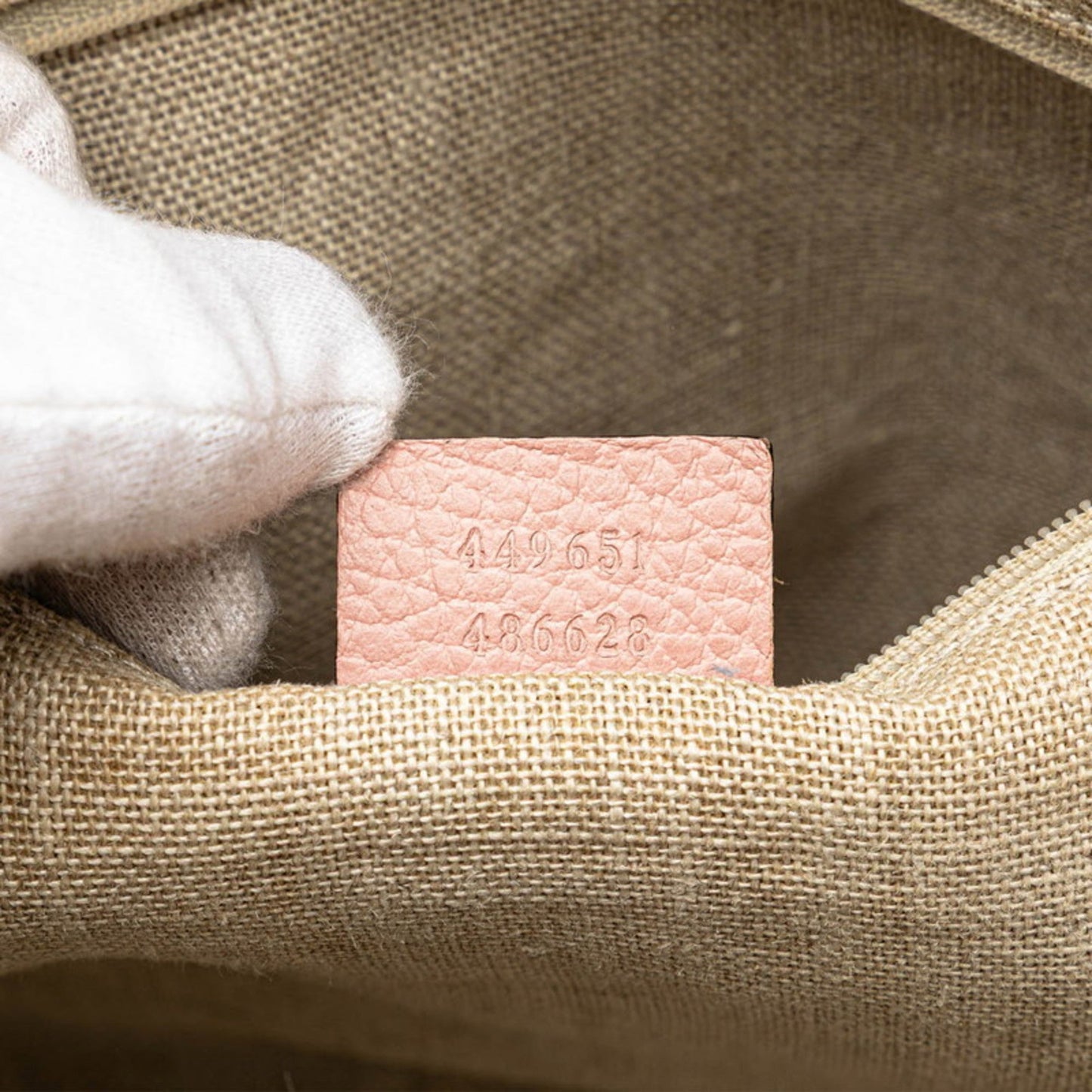 Gucci Pink Leather Handbag Shoulder Bag ( )