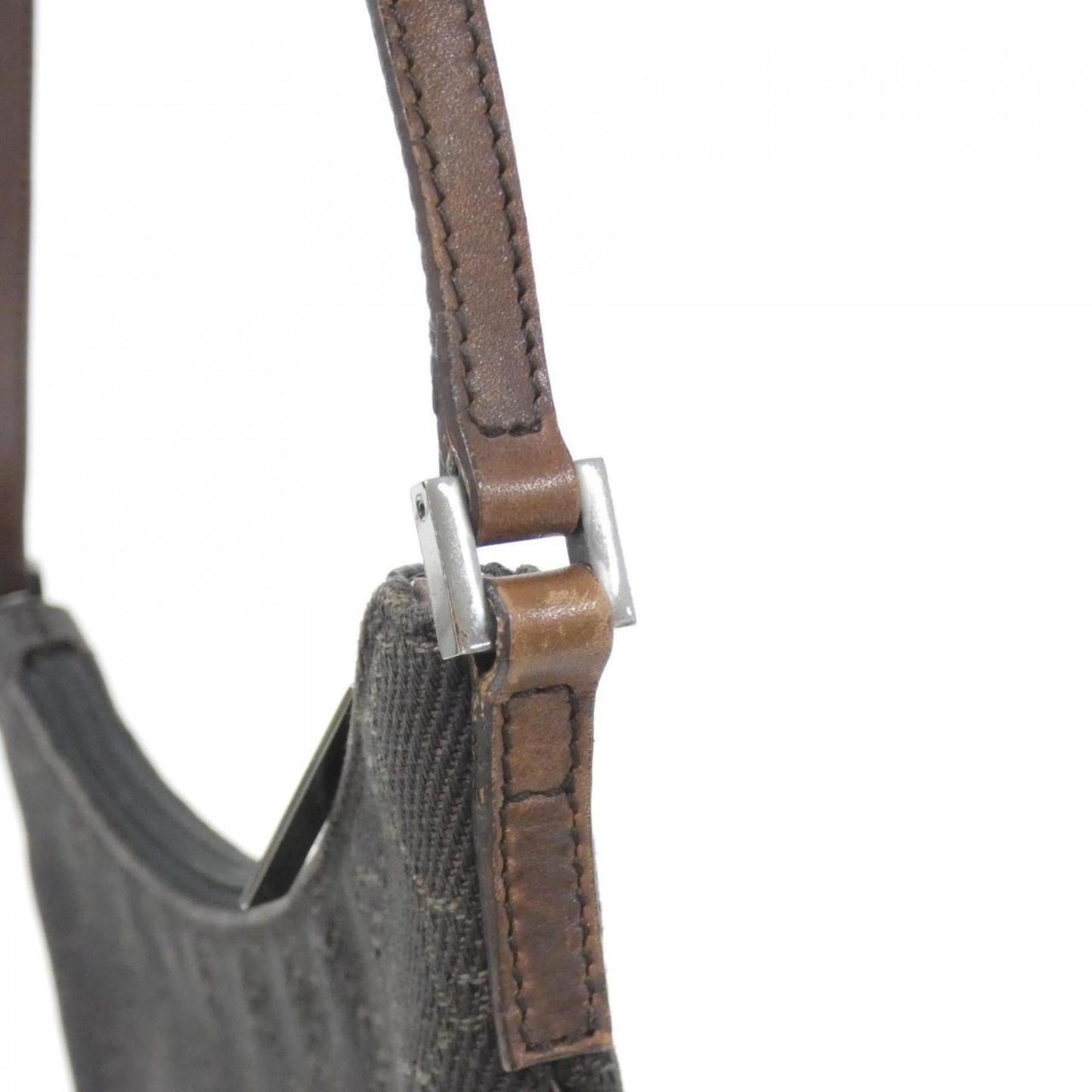Gucci Brown Denim Shoulder Bag ( )
