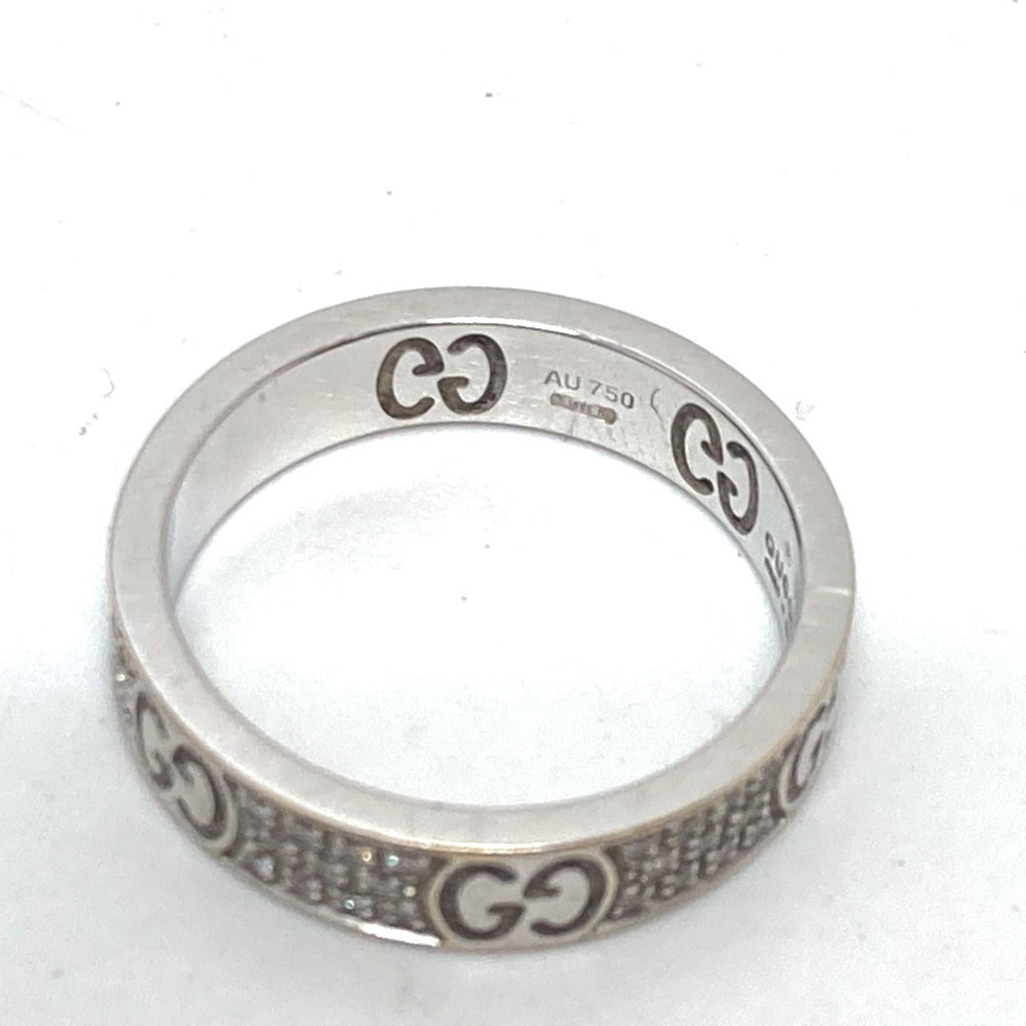 Gucci White Gold (18K) Band Ring ( )