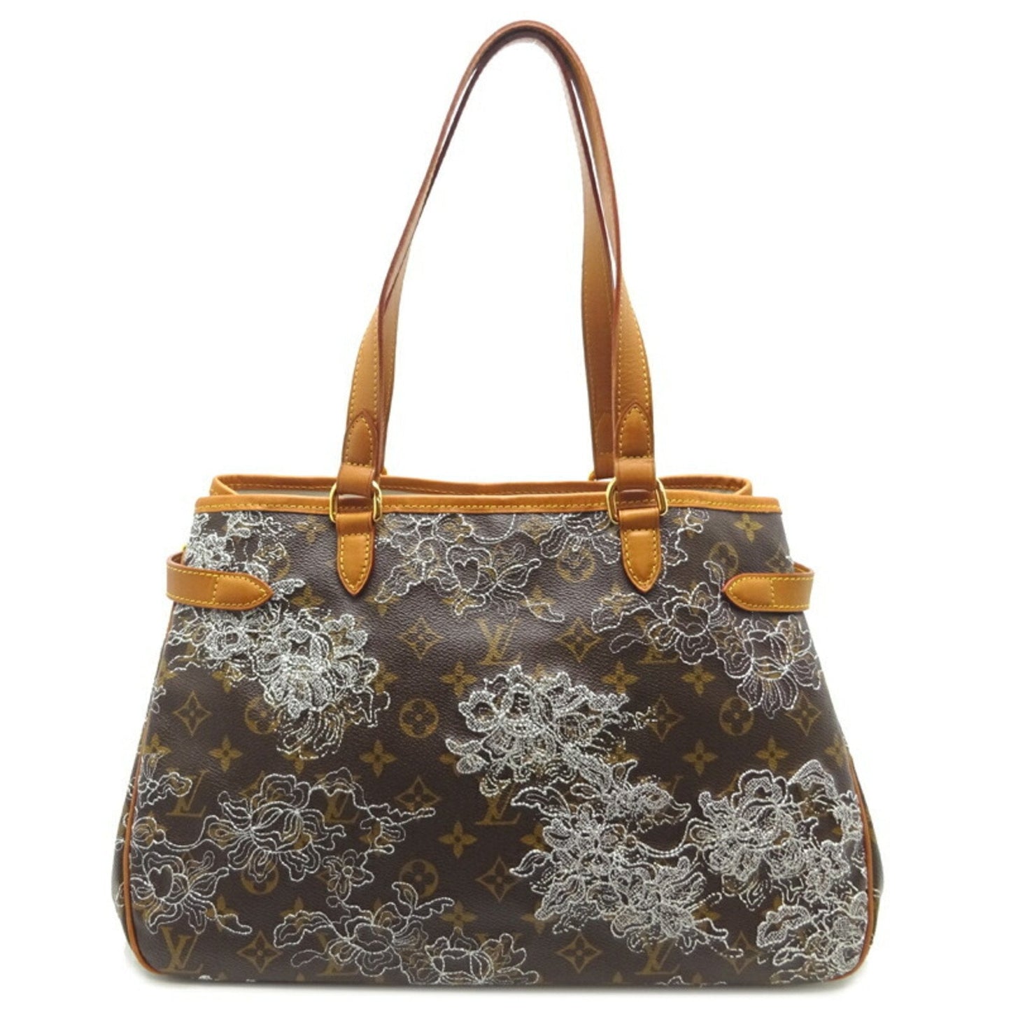 Louis Vuitton Batignolles Horizontal Women's Shoulder Bag Monogram Dantelle Brown