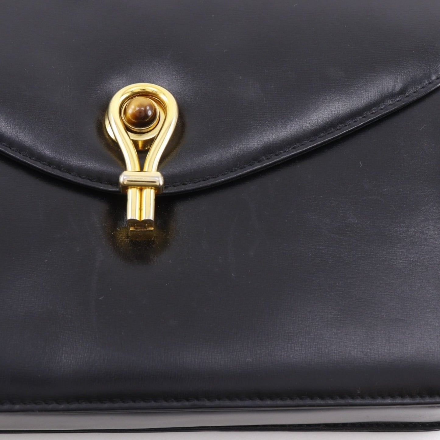 Gucci Black Leather Shoulder Bag ( )