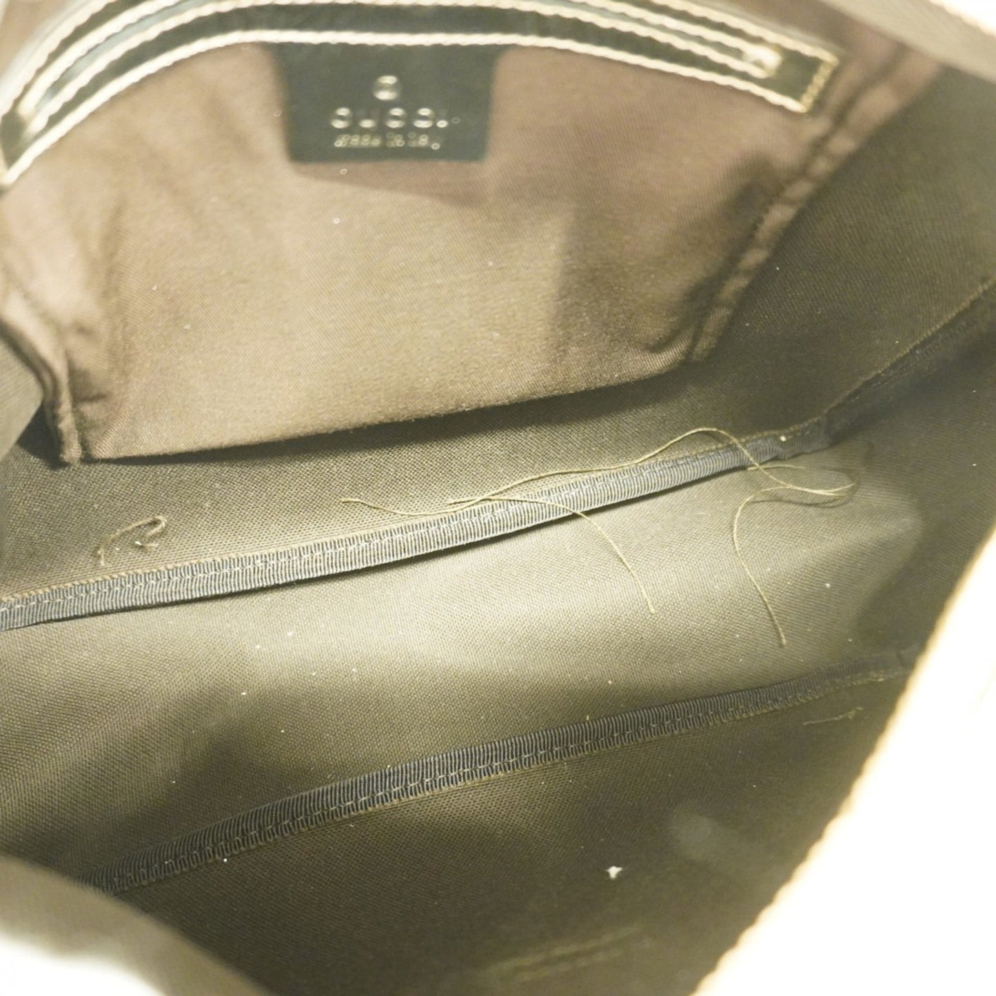 Gucci Beige Brown Pvc Handbag ( )