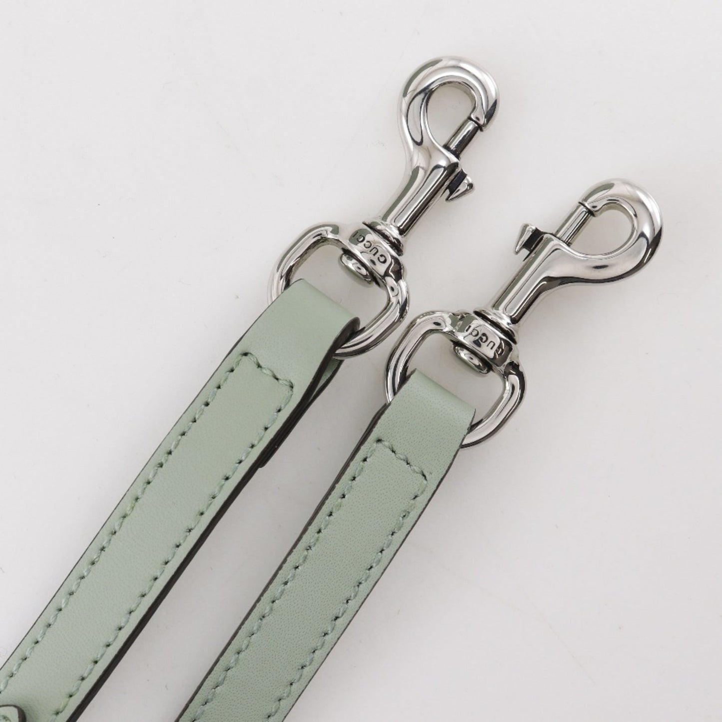 Gucci Green Pale Green Gg Canvas Shoulder Bag ( )