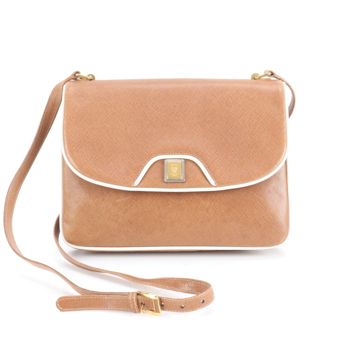 Gucci Brown Leather Shoulder Bag ( )