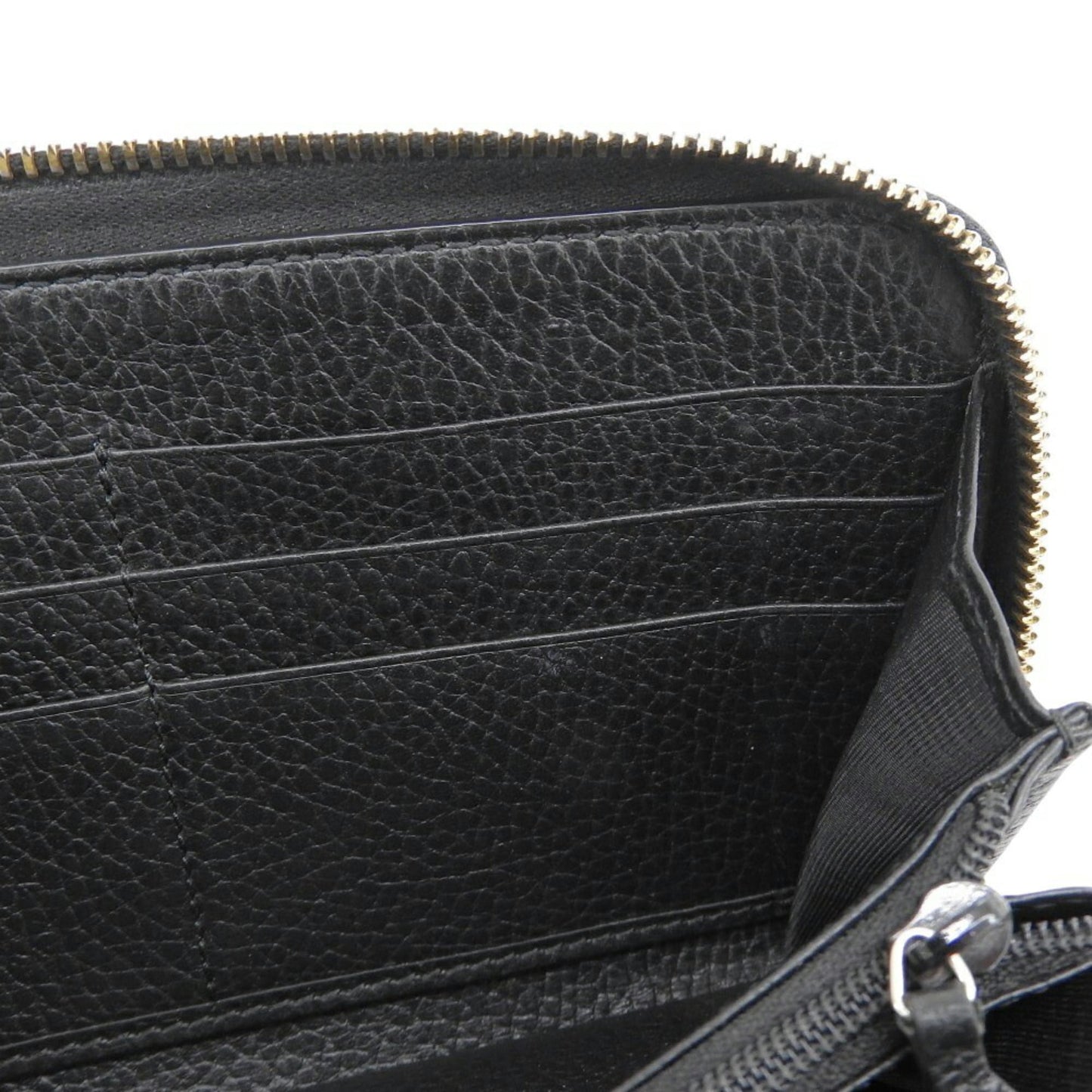 Gucci Black Leather Long Wallet (Bi-Fold) ( )