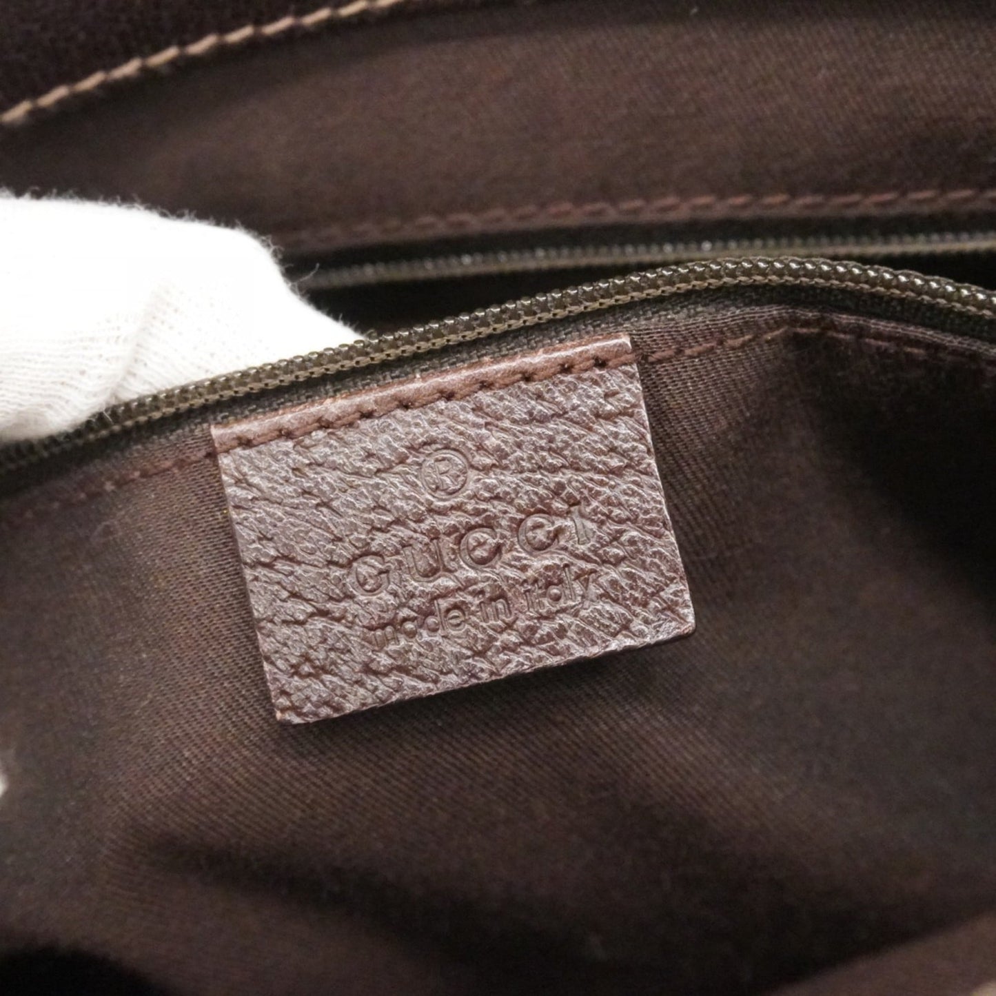 Gucci Brown Canvas Tote Bag ( )
